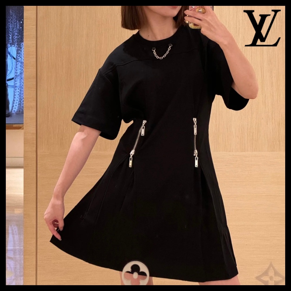 【この１枚でコーデが完成♪】ルイヴィトン★シャツドレス