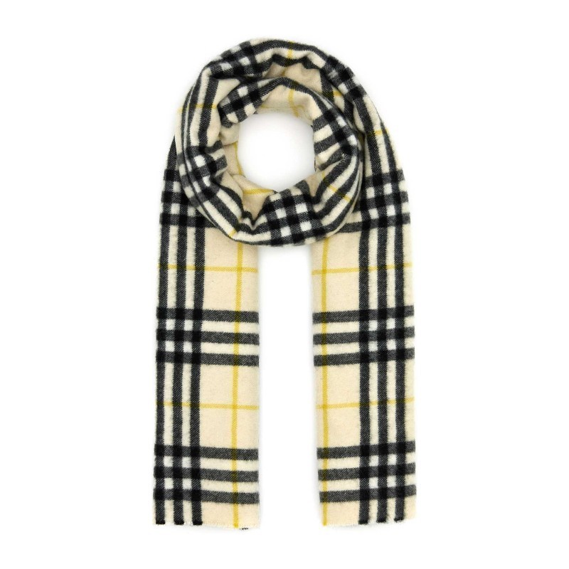 マフラー・ストール Burberry FW24 Embroidered cashmere scarf (8097065 C1490)