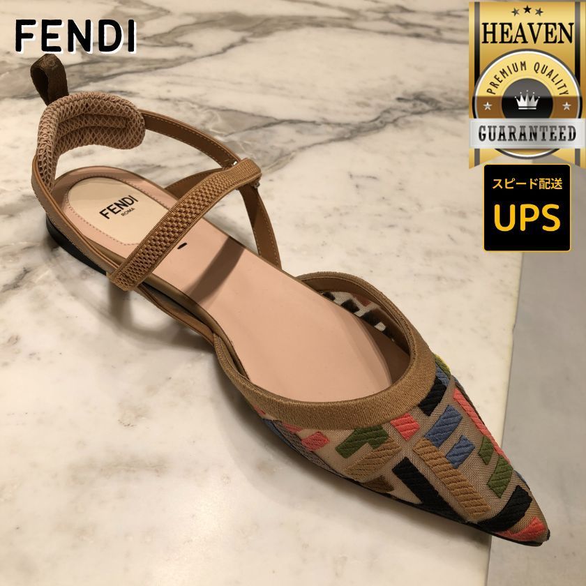 6万取引突破★UPS速達便利用【FENDI】コリブリ ライト_ミュール