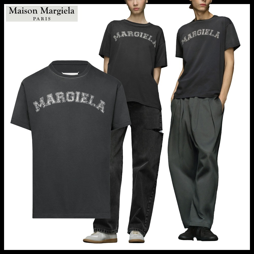 ★MAISON MARGIELA★ロゴ コットン ジャージー Tシャツ★ Maison Margiela - ロゴ コットン ジャージー Tシャツ | River