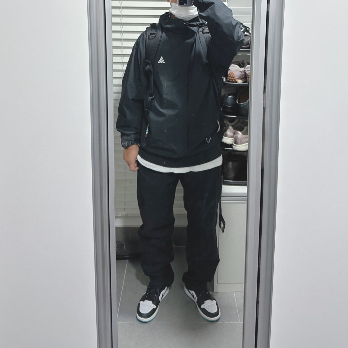 Nike】ACG Storm-Fit ADV Cascade Rains FullZip Jacket BLACK