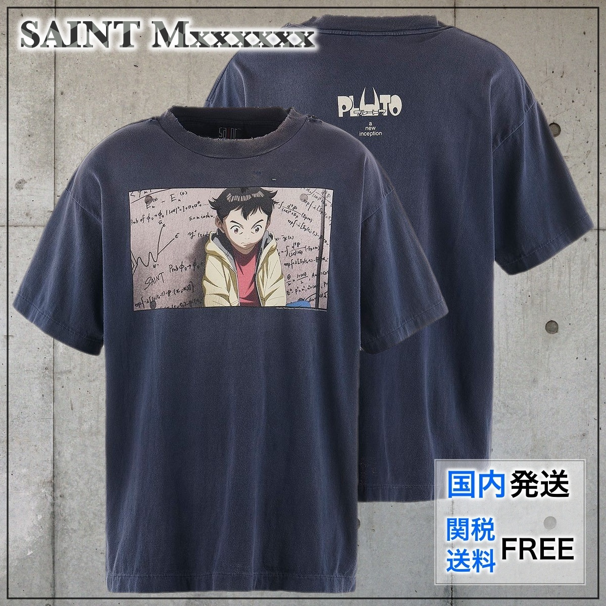 【国内買付】SAINT Mxxxxxx × PLUTO プリントTシャツ