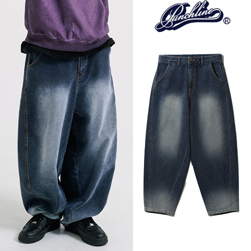 PUNCHLINE正規品★24AW★Smoothie Balloon Denim Pants