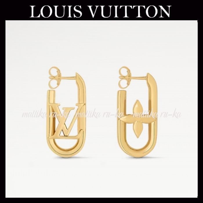 直営店買付☆【LOUIS VUITTON】ピアス フープ マイ LV チェーン