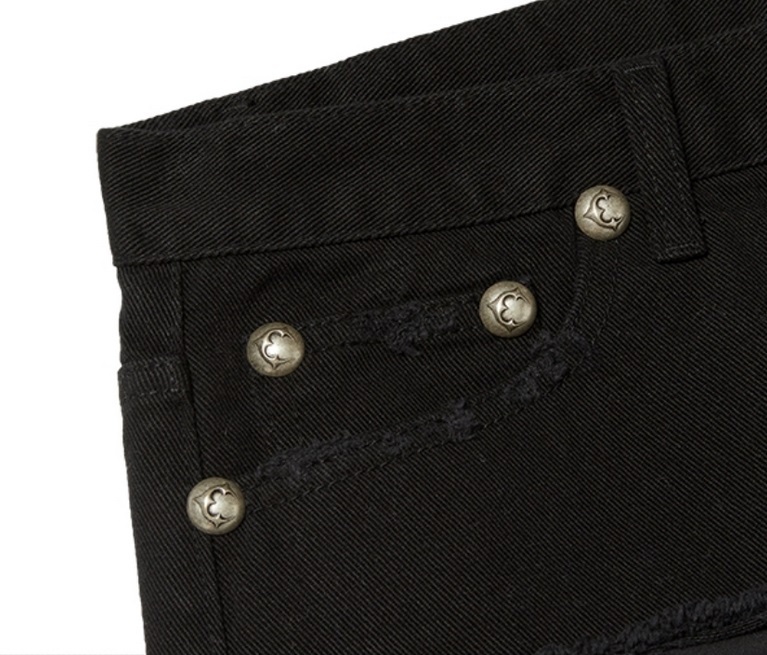 Thug Club】TC Leather Washing Denim Pants War Ver. (Thug