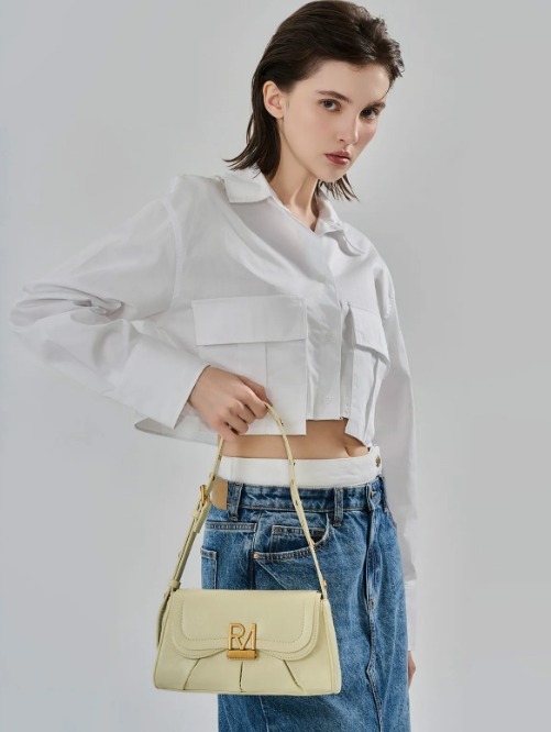 【ROBINMAY】ショルダーバッグ ハートスタッズ (b233)/送料込 ROBINMAY◇Elly ロゴ ハートスタッズ 2way ショルダーバッグ