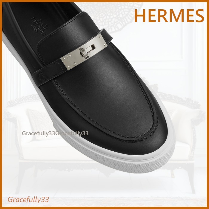【シンプルに演出☆】 Hermes メンズ スニーカー《ゲーム》