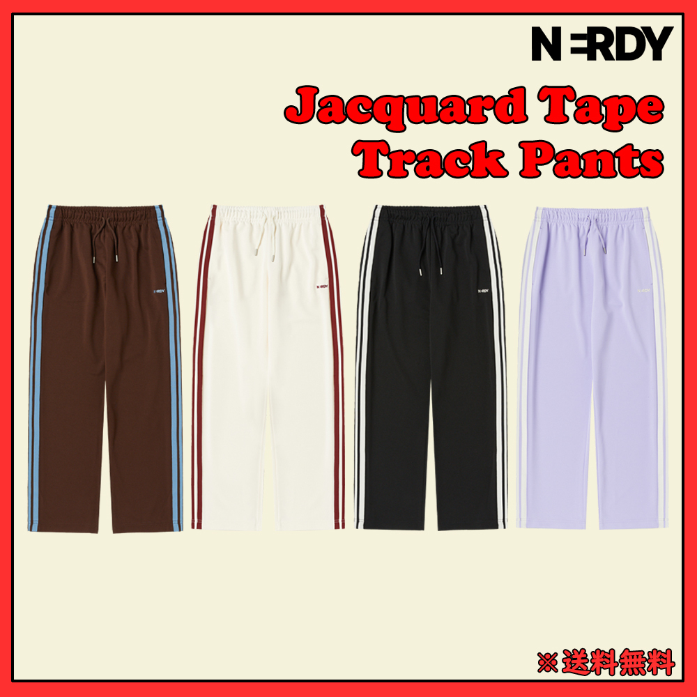 [24AW新]◆NERDY◆Jacquard Tape Track pants◆トラック パンツ