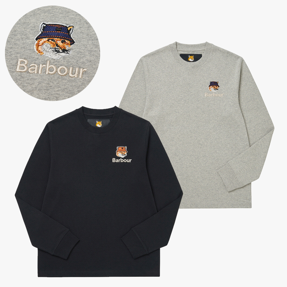 関税負担なし☆MAISON KITSUNE X BARBOUR Tシャツ