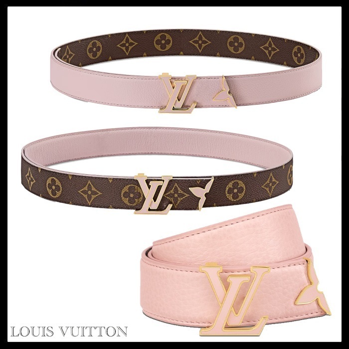 Louis Vuitton 国内買付 ベルト・プリティー LV 30 リバーシブル