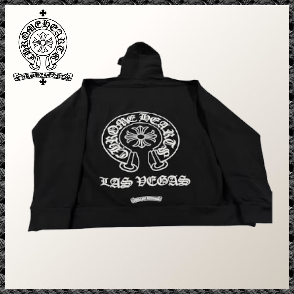 送料込【CHROME HEARTS】ラスベガス限定 プルオーバー パーカー