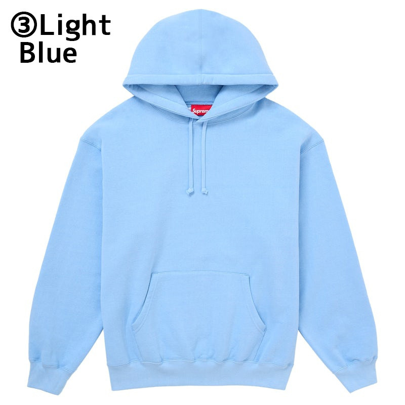 超人気!SUPREME サテンアップリケロゴ フーディ シンプル クール Supreme☆定番☆サテンロゴアップリケ スウェットパーカー