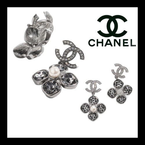 高級ブランド ブラッククローバーが上品で可愛い♪＊CHANEL＊ピアス アクセサリー