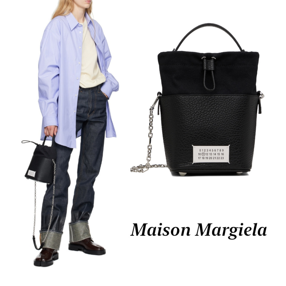 【Maison Margiela】ブラック スモール 5AC バケットバッグ