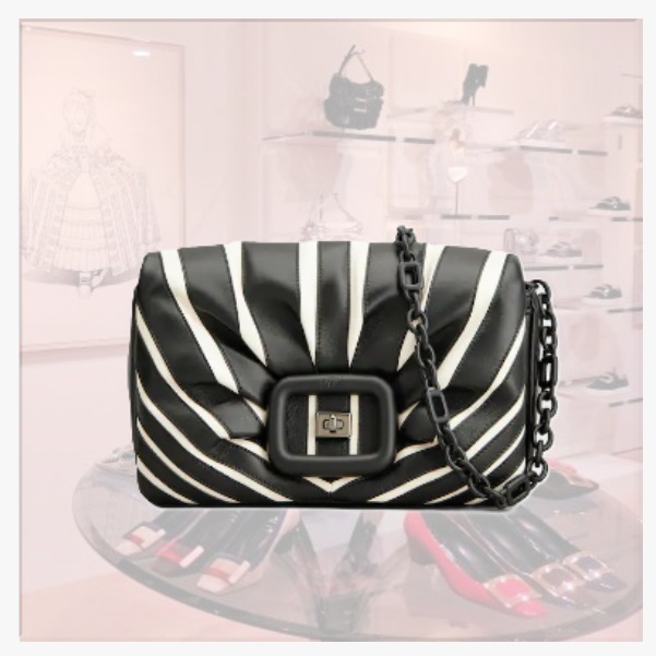 [Roger Vivier] レザーのViv'Chocバッグ