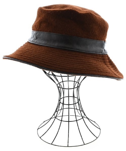 HERMES エルメス ハット 茶 55 4103524G0120
