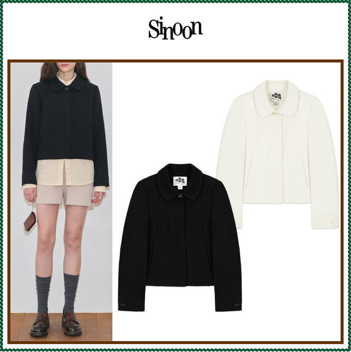 【Sinoon】 Tweed Single Jacket /追跡付