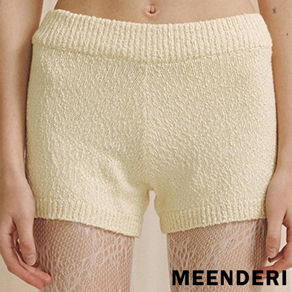 ★MEENDERI★BANDING KNIT SHORTS - LEMON★正規品/韓国直送料込