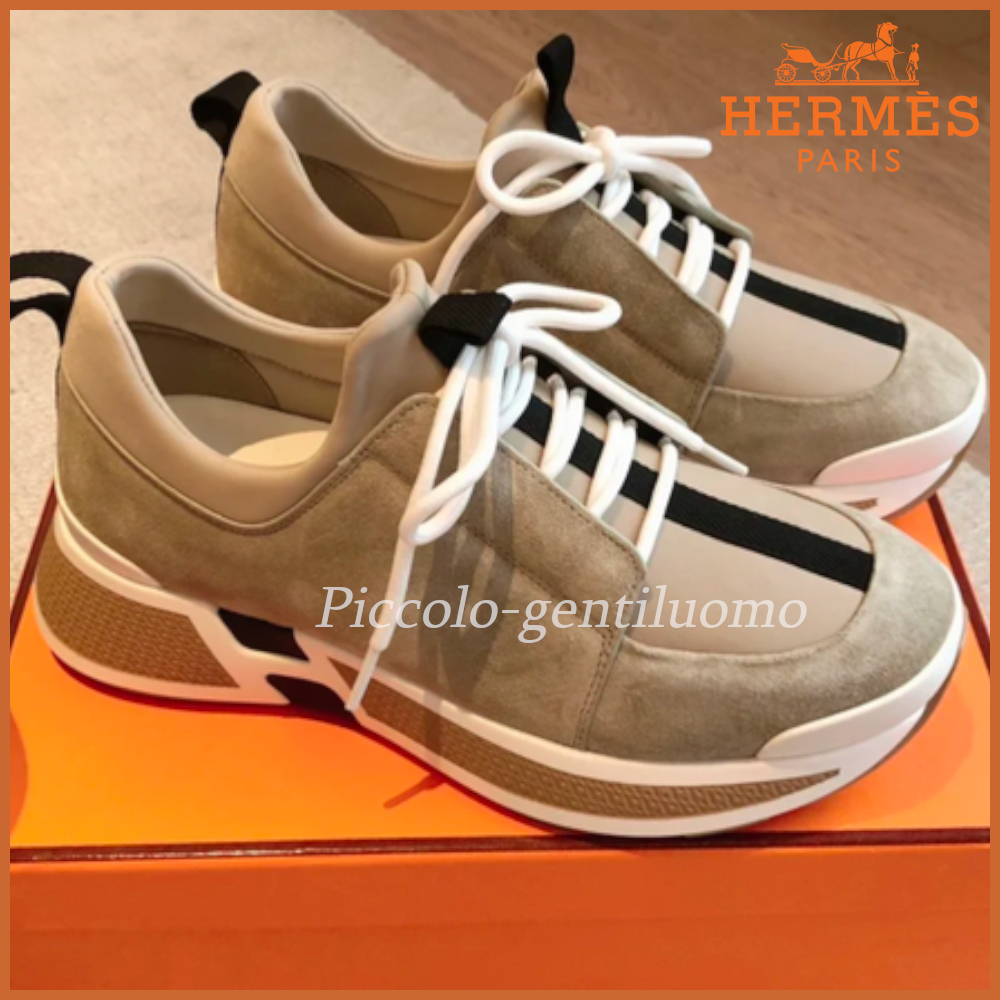 【希少カラー♪】2色 HERMES エルメス Get スニーカー