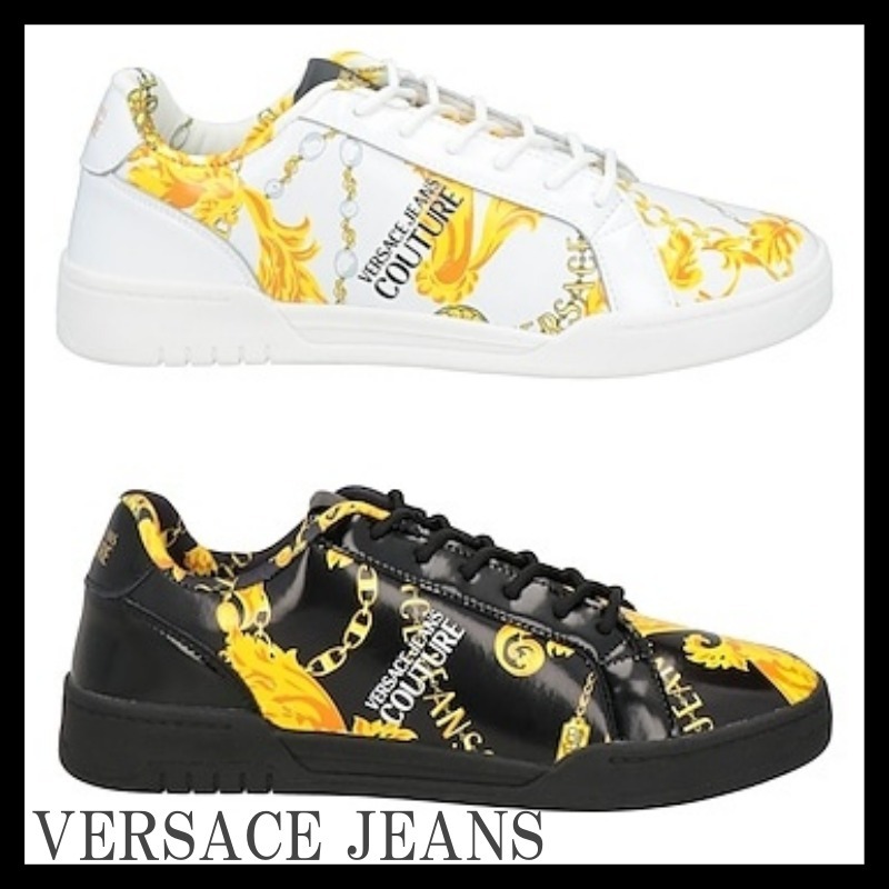 ☆VERSACE☆ COUTURE ロゴ スニーカー 送関込