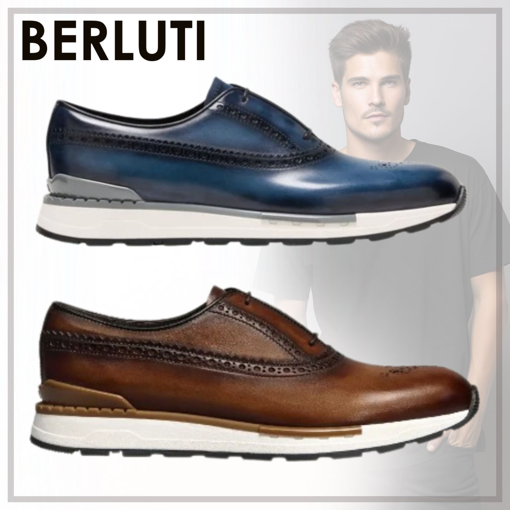 大人贅沢【BERLUTI】FastTrack オックスフォードスニーカー 24SS