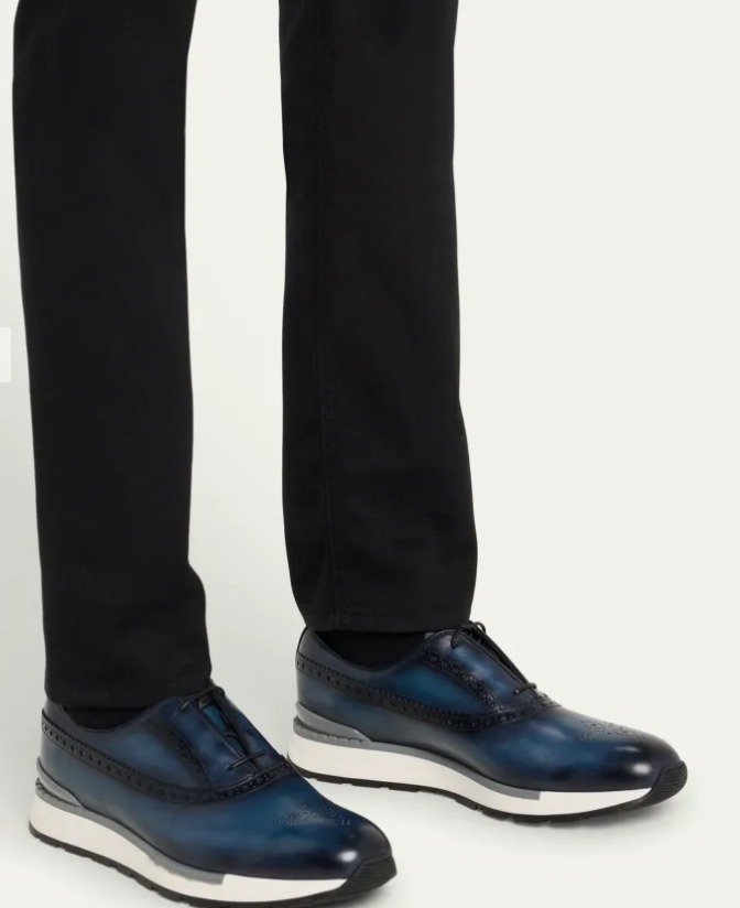 大人贅沢【BERLUTI】FastTrack オックスフォードスニーカー 24SS 大人贅沢【BERLUTI】FastTrack オックスフォードスニーカー 24SS