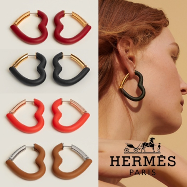 ハートが可愛い♡【HERMES】Au Coeur du Faubourg ピアス