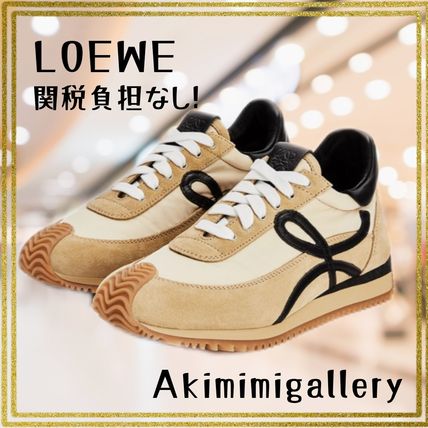 ロエベ Flow Runner スエード スニーカー スエード LOEWE Flow Runner(ロエベ フロー ランナー) 靴