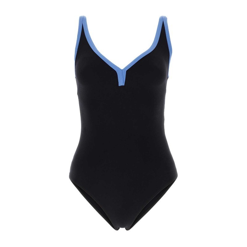 ワンピース水着 Lisa Marie Fernandez Black stretch nylon Maria swimsuit