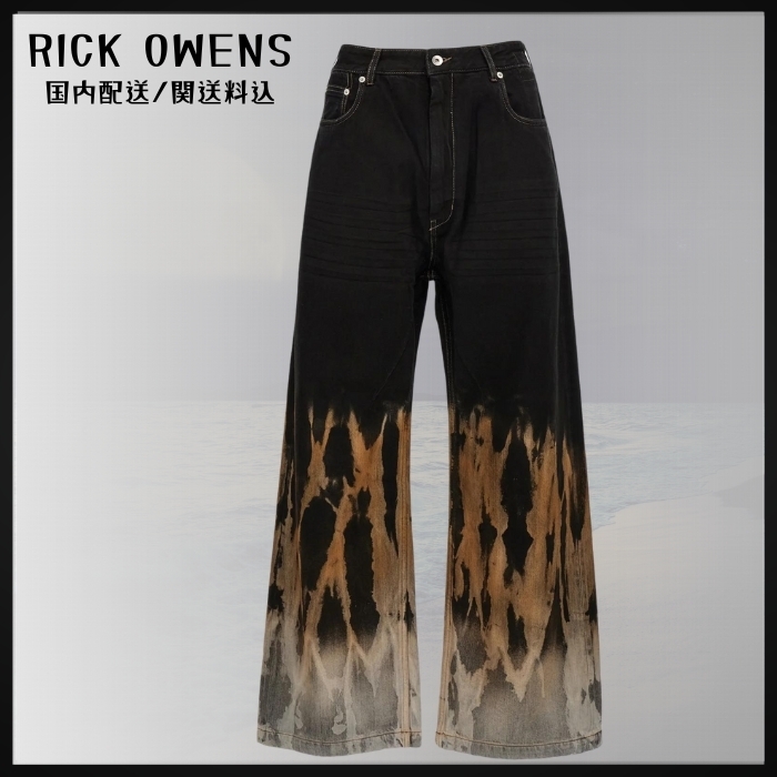RICK OWENS (リックオーエンス）DRKSHDW ワイドレッグ ジーンズ