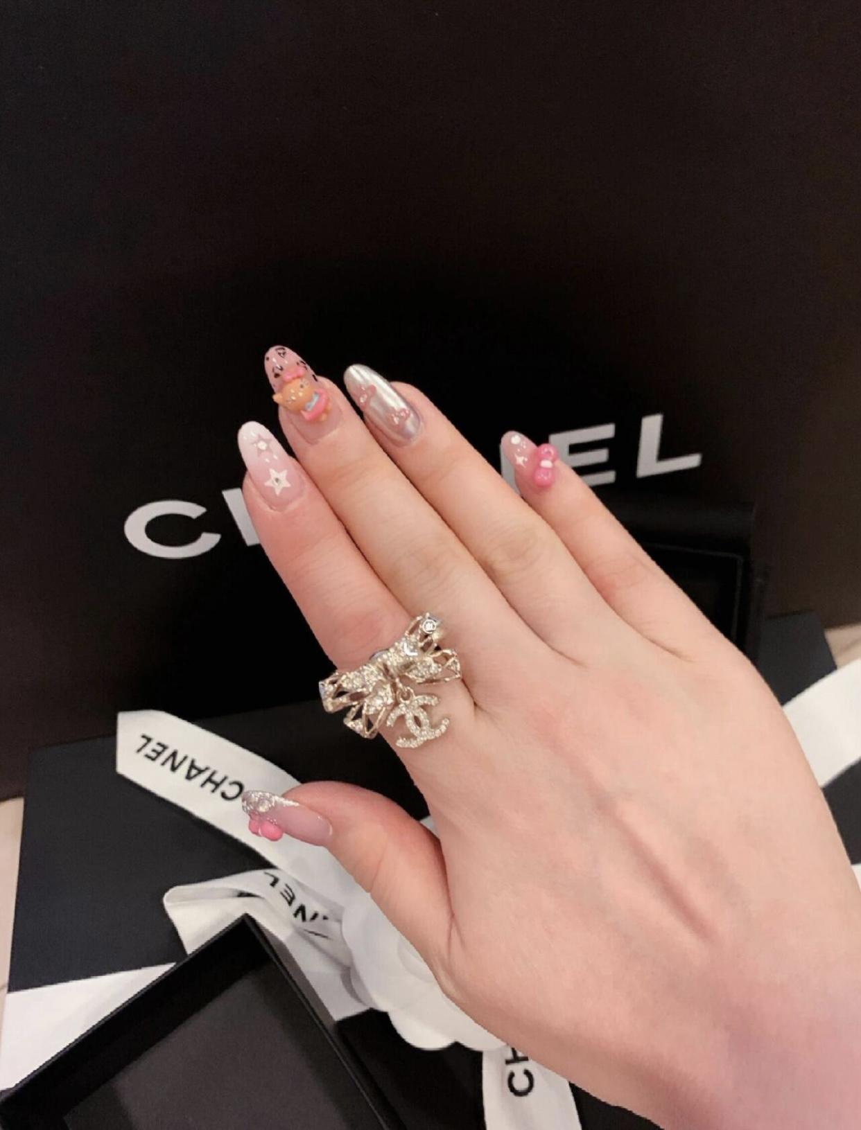 《コレ１つで指元華やかに♪》CHANEL リング 指輪 リボン