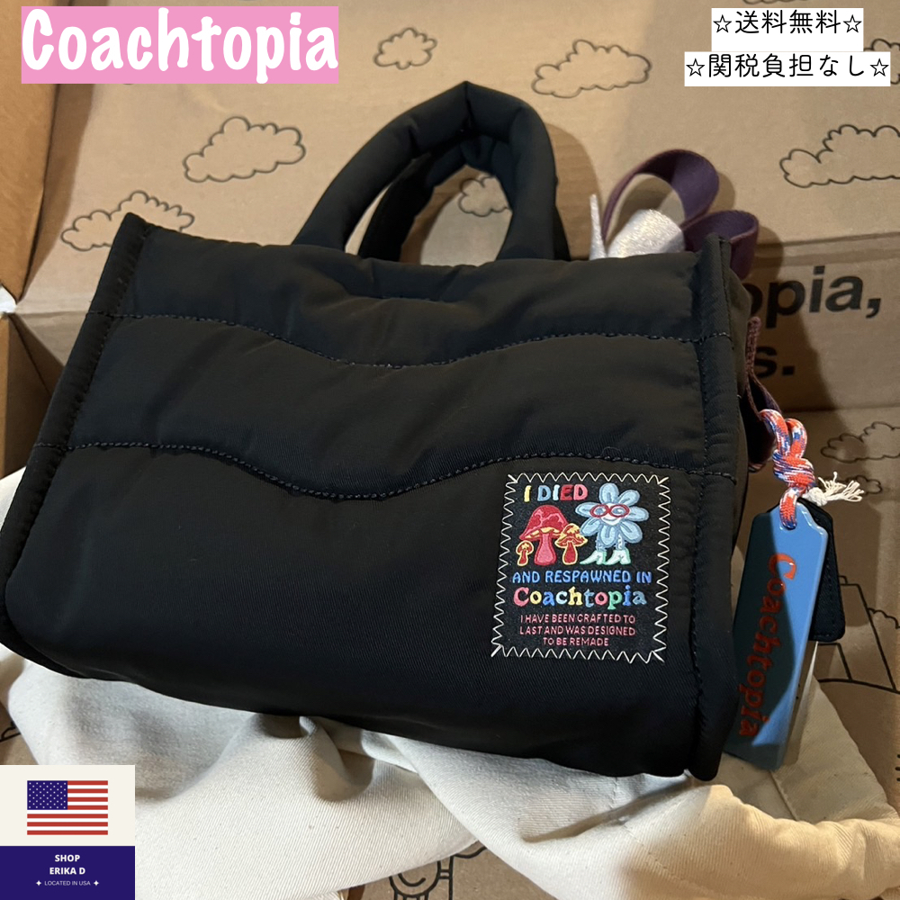 日本完売カラーあり【Coachtopia】Loop Mini Wavy Tote