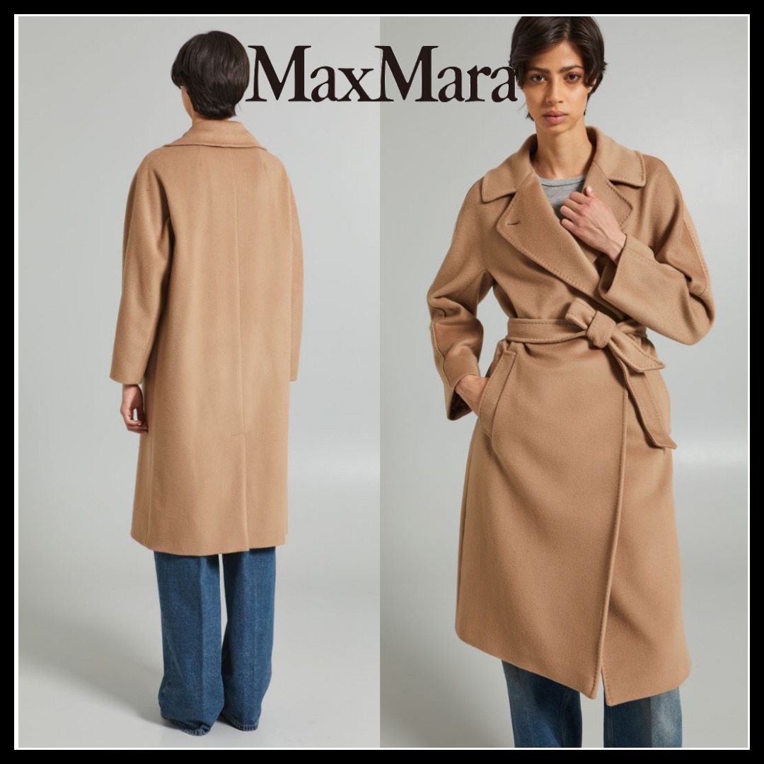 DT☆MaxＭara レジン ダブルブレスト ドレープコート