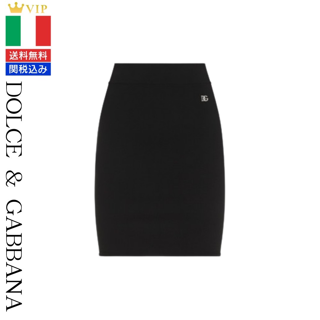 VIP【関税送料無料】希少 Dolce & Gabbana Viscose Mini Skirt