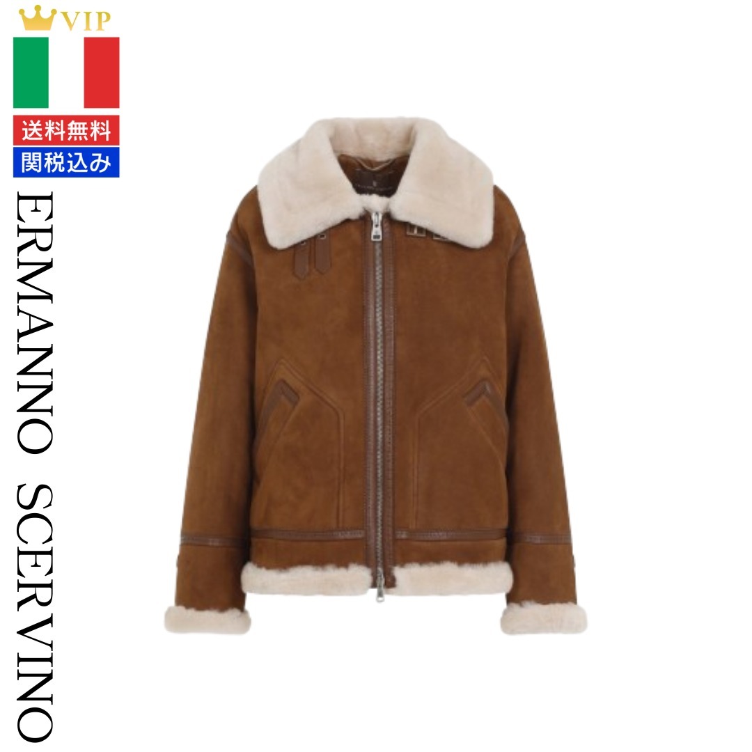 VIP【関税送料無料】希少 Ermanno Scervino Shearling Coat