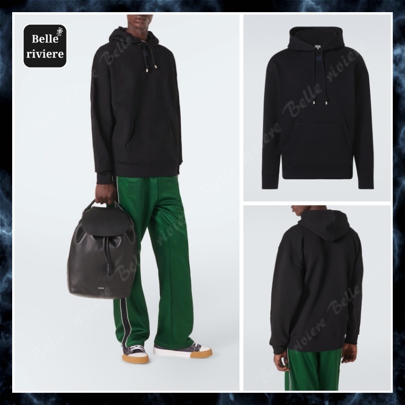 24PF new/LOEWE アナグラムパーカー Hoodie Black