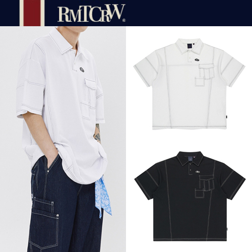 ★24SS新作★ROMANTIC CROWN★DOUBLE POCKET STITCH PIQUE SHIRT