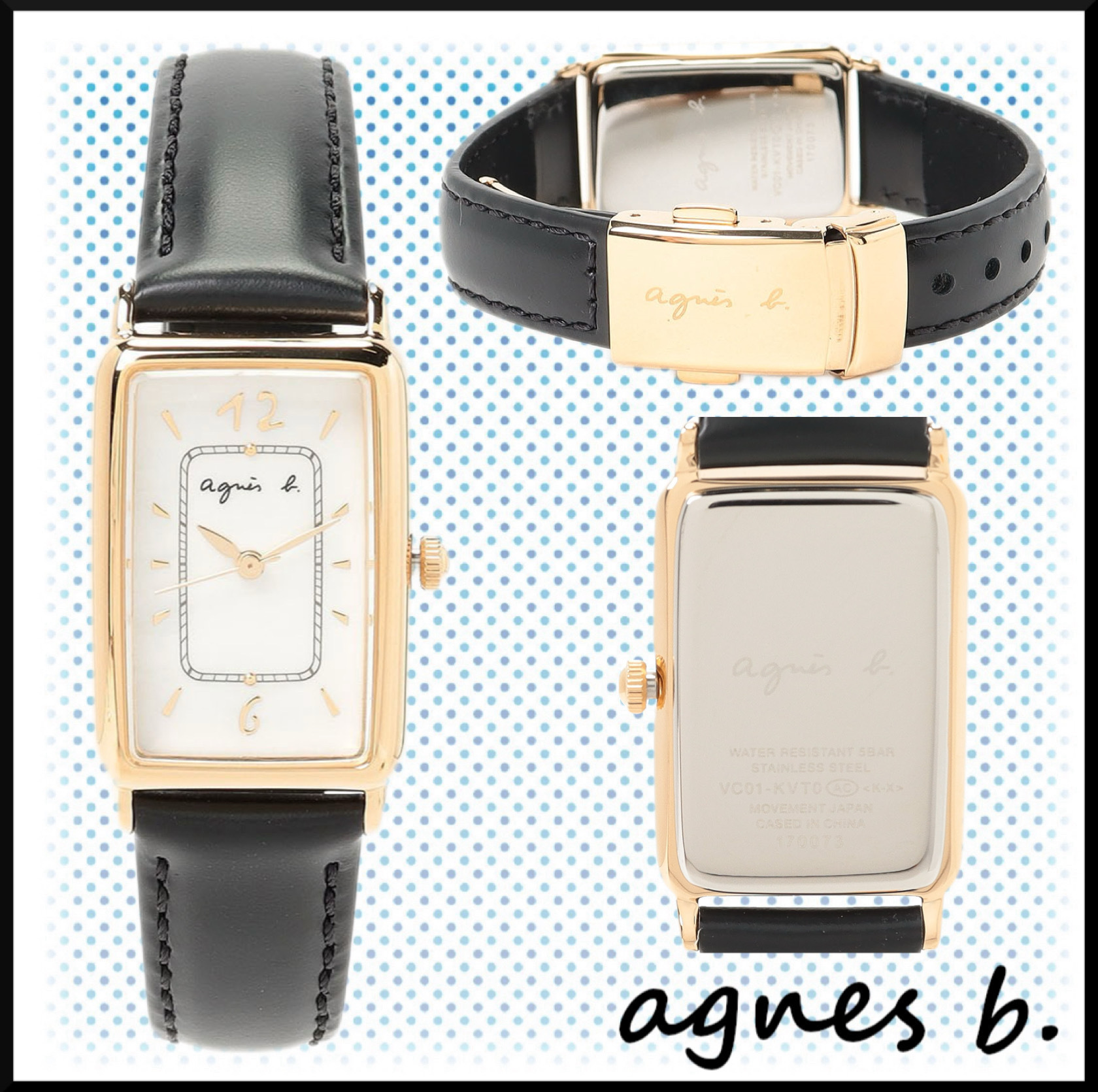 大人気★agnes b. WATCH 腕時計★クラシカル 上品 ギフトに最適