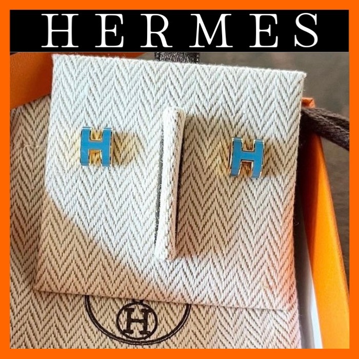 【希少/直営店】HERMES Mini Pop H/ピアスミニポップ H ピアス