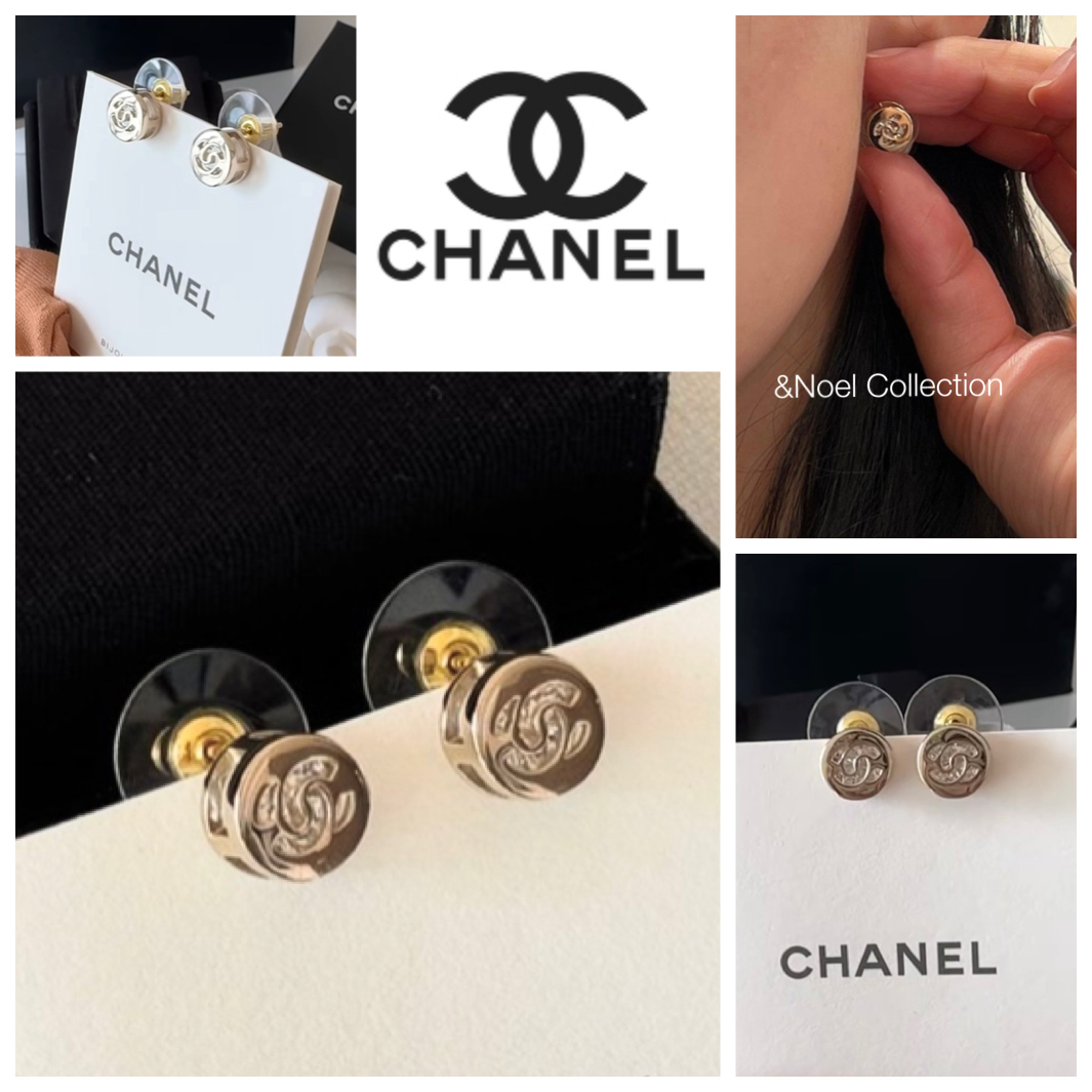 【万能！さりげなくお洒落♢】CHANEL*CCロゴ*ピアス