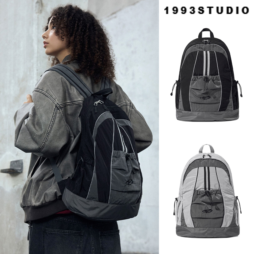 【1993studio】24FW★ Symbol Logo Nylon Track Backpack