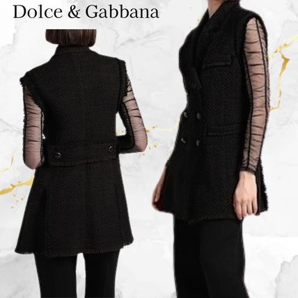 ■DOLCE&GABBANA■クリスタル付き ダブルブレストコート ダブルブレスト Dolce & Gabbana(ドルチェ&ガッバーナ) コート