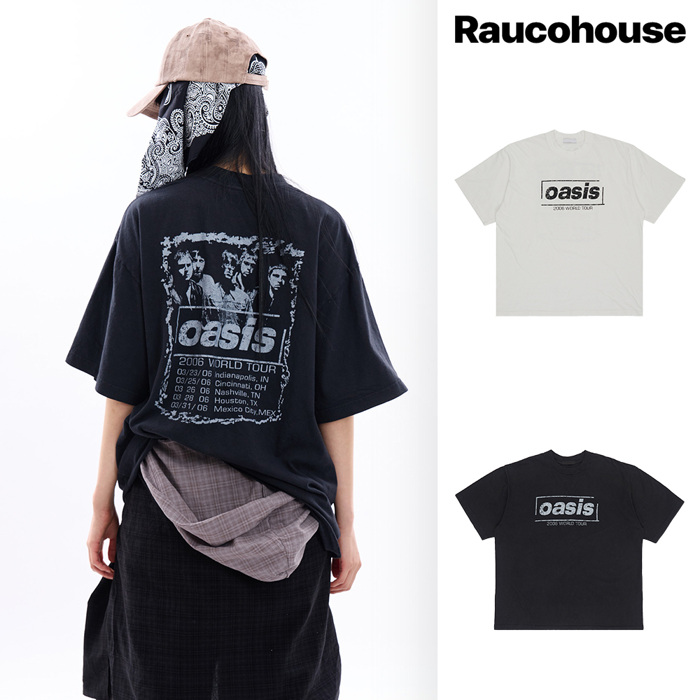 【Raucohouse】2006 World tour pigment over t-shirt