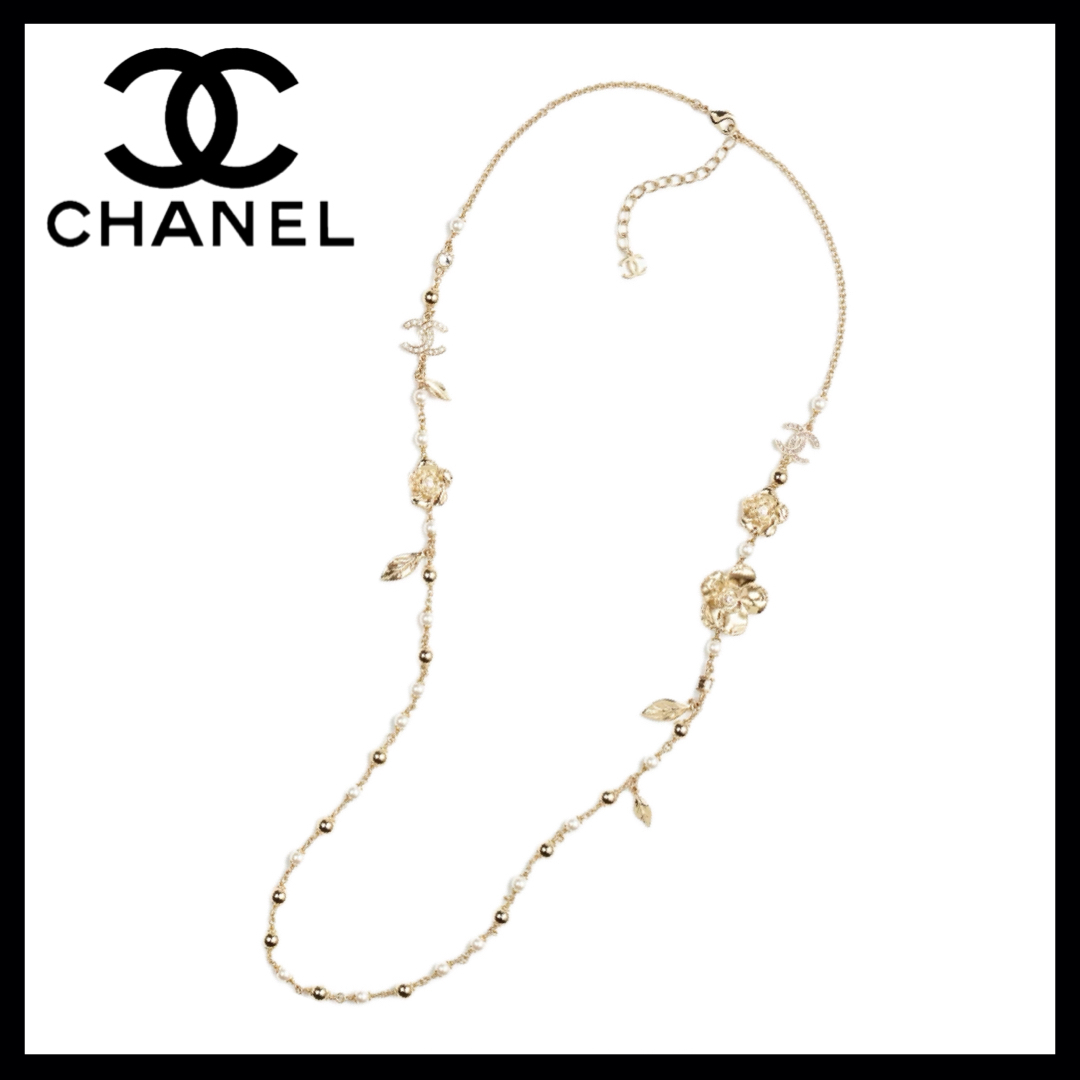 上品で華やか♡【CHANEL】ロング ネックレス