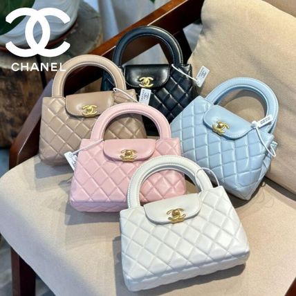 【上品な光沢☆】CHANEL ショッピングバッグ ケリー CHANEL - CHANEL シャネル ミニショッピングバッグ ハンドル付き