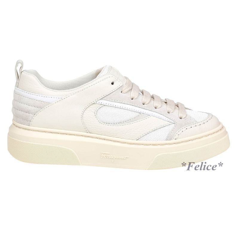 【FERRAGAMO】 Cassina Mix Sneakers