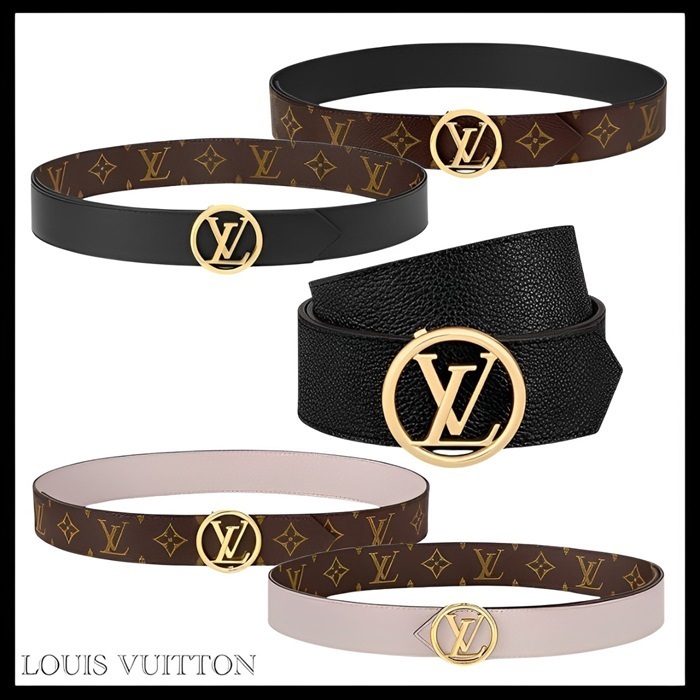 Louis Vuitton 国内買付 ベルト・LV サークル 35MM リバーシブル
