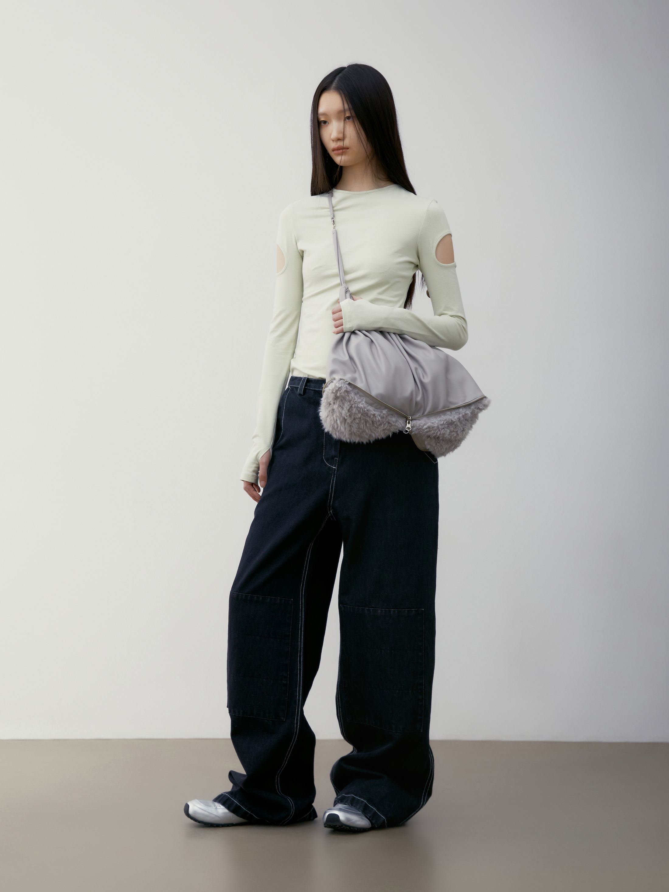【LOW CLASSIC】 SLEEVE HOLE T-SHIRT/追跡付 LOW CLASSIC】 SLEEVE HOLE T-SHIRT/追跡付