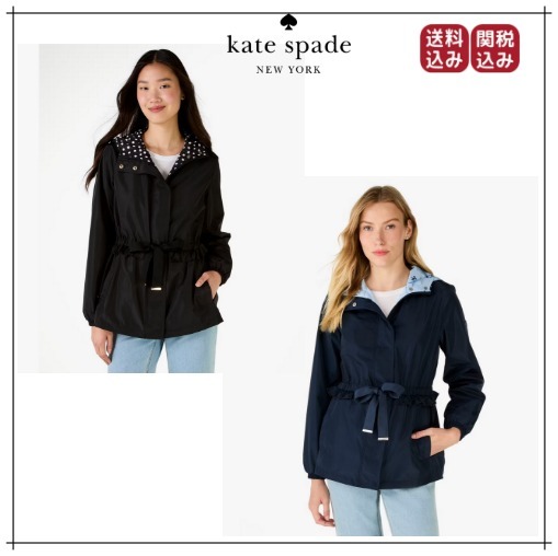 (関税込) kate spade パッカブルアノラック 2カラー