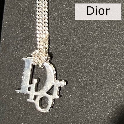 【DIOR】OBLIQUE NECKLACE ネックレス オブリーク ロゴ